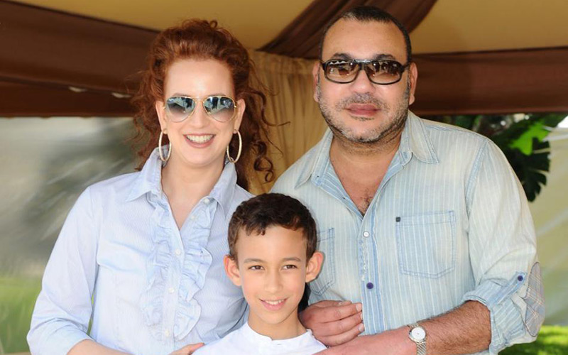 ملك المغرب محمد السادس وزوجته للا سلمى