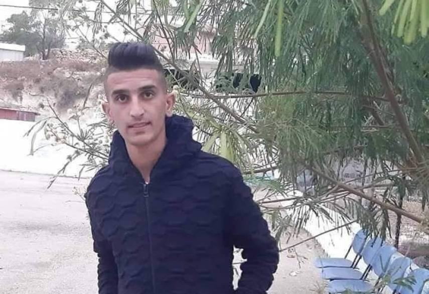 الشهيد هو بدوي خالد مسالمة (18 عامًا)