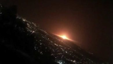 جانب من انفجارات في طهران (أرشيف)