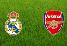 شعار فريقي آرسنال وريال مدريد