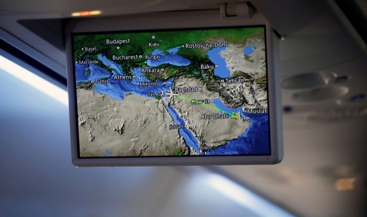 الرحلة الإسرائيلية استخدمت الأجواء السعودية