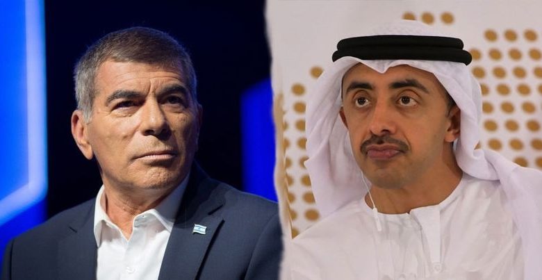 وزيرا الخارجية الإماراتي والإسرائيلي أول اتصال هاتفي علني