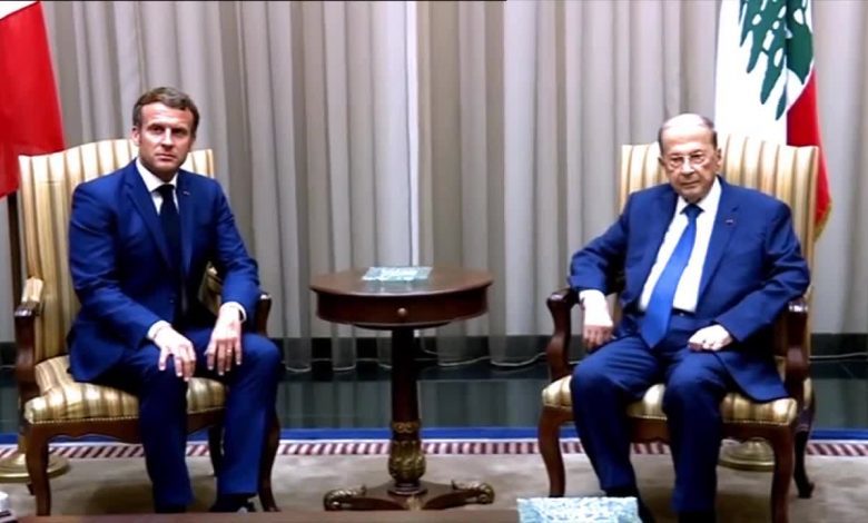 ماكرون يعاين بيروت بعد انفجار كارثي