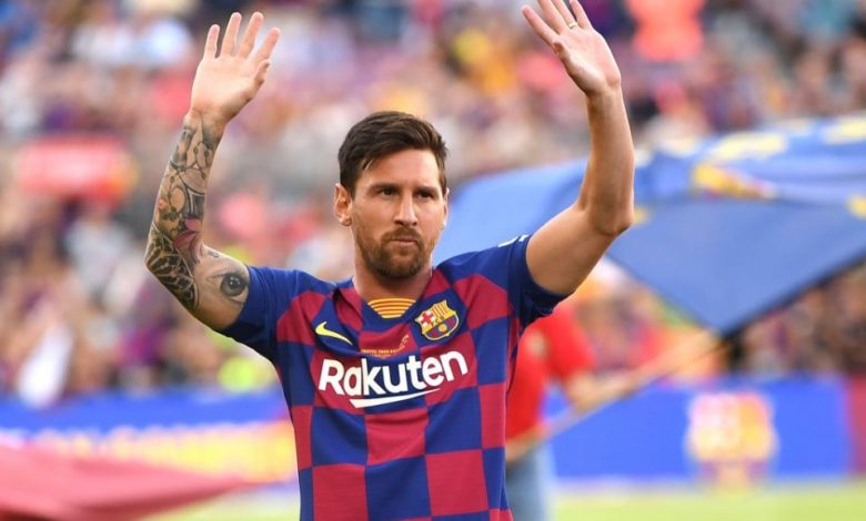 لاعب برشلونة ليونيل ميسي