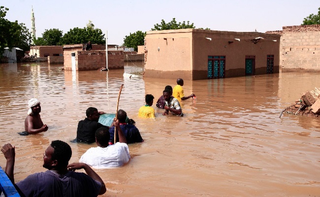 التبرع القطري جُمع لصالح فيضانات السودان