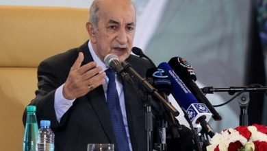 الرئيس الجزائري أكد رفض الهرولة نحو التطبيع وأن الحل يكمن بإقامة دولة فلسطينية مستقلة