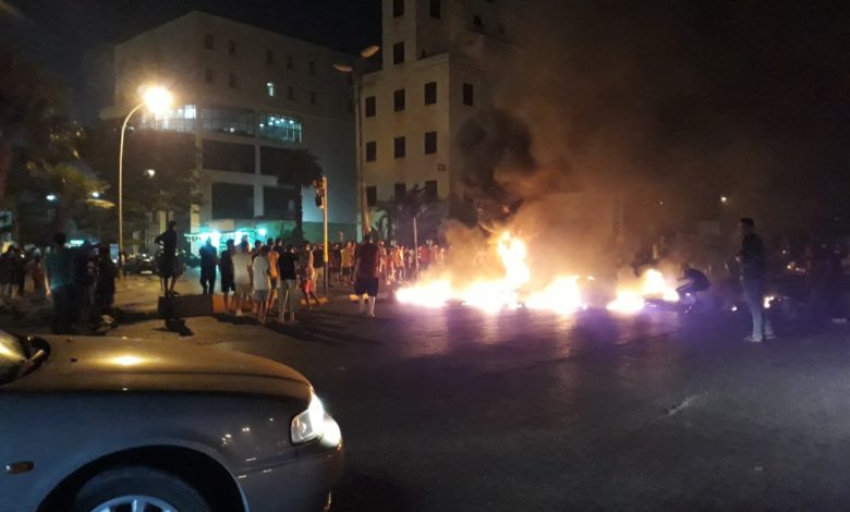 جانب من الاحتجاجات في بنغازي