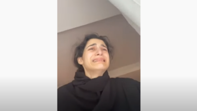 جانب من فيديو استغاثة زينب جوادلي زوجة الشيخ سعيد آل مكتوم