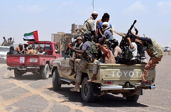 اعتصام ضد جرائم القوات المدعومة من الإمارات في شبوة