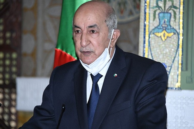 الرئيس تبون دخل الحجر الصحي الطوعي بعد إصابة مسئولين في الرئاسة والحكومة بفيروس كورونا قبل أيام