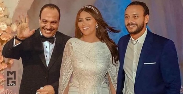 ظهور الفنان الراحل خالد صالح في حفل زفاف ابنه