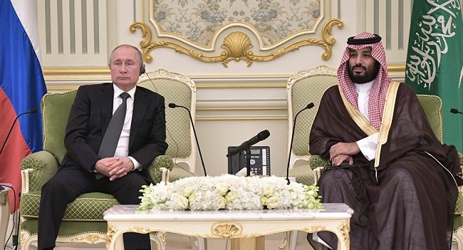 بوتين وبن سلمان بحثا أوبك+ وأوضاع أسواق النفط في ظل جائحة كورونا وتقلبات الأسعار