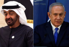 بنيامين نتنياهو (يمين) ومحمد بن زايد