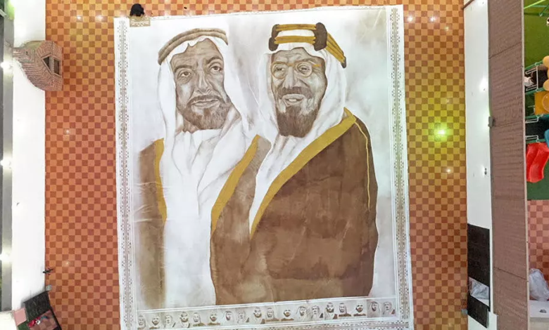 سعودية ترسم أكبر لوحة من القهوة في العالم