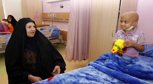 السرطان يسجل نسبًا عالية بين الأطفال في البصرة