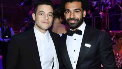 محمد صلاح و رامي مالك
