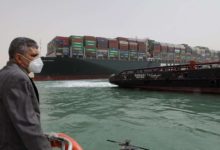 سفينة إيفر جيفين ستبقى عالقة لأسابيع