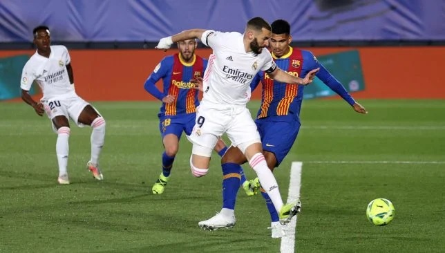 مباراة ريال مدريد و برشلونة