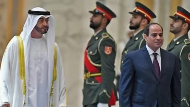 محمد بن زايد مال في صف إسرائيل ضد الفلسطينيين