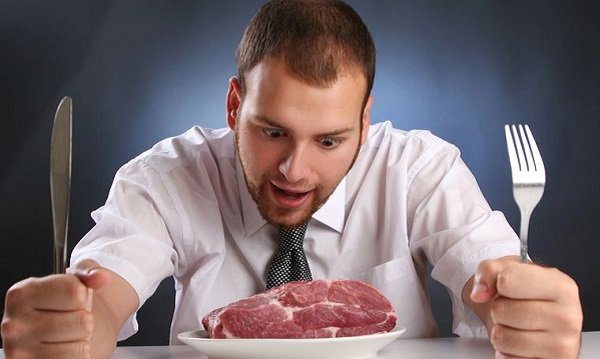 الرجال يحبون اللحوم