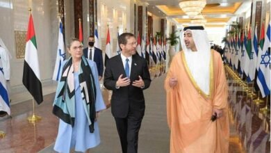 الرئيس الإسرائيلي في الإمارات