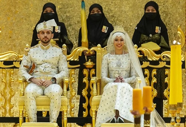 حفل زفاف ابنة سلطان بروناي