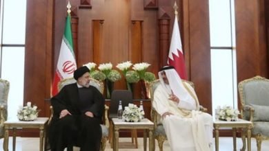 أمير قطر تميم بن حمد في طهران