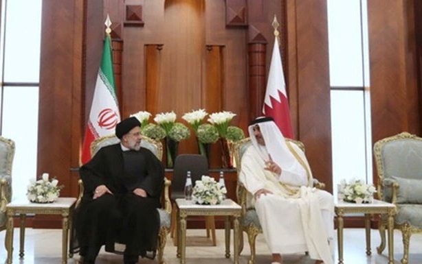 أمير قطر تميم بن حمد في طهران
