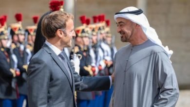 بن زايد في فرنسا