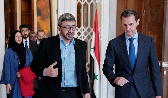 الأسد وبن زايد