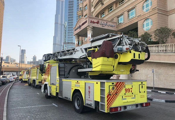 حريق دبي