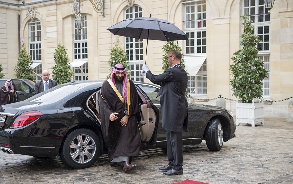 بن سلمان في باريس