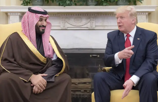 ترامب ومحمد بن سلمان