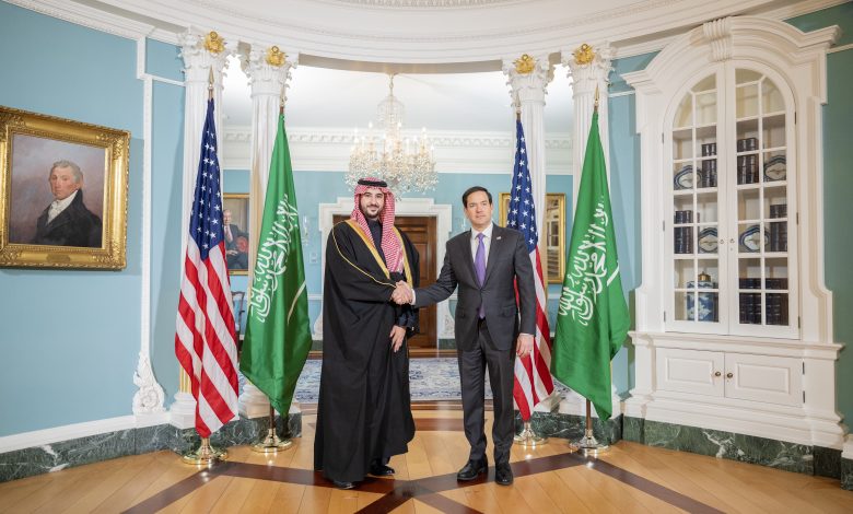 خالد بن سلمان وروبيو