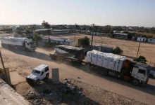 دخول شاحنات المساعدات