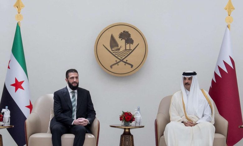 الرئيس الشرع والأمير تميم