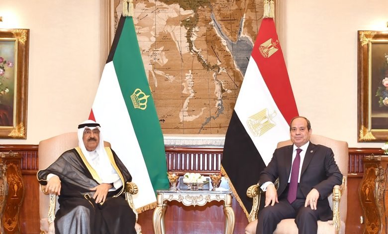 الرئيس السيسي وأمير الكويت