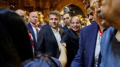 ماكرون في القاهرة