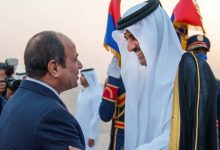 أمير قطر و السيسي