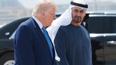 محمد بن زايد وترامب