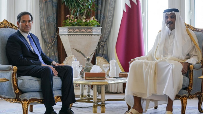 أمير قطر و روبيو
