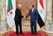 الرئيس الجزائري والرئيس المصري