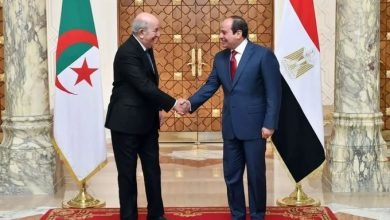 الرئيس الجزائري والرئيس المصري