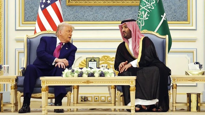 محمد بن سلمان والرئيس ترامب
