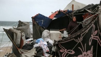 الأمطار في غزة