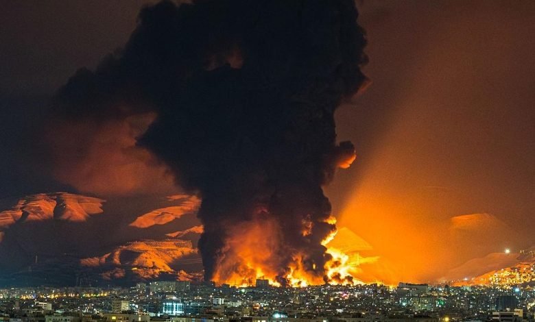 الهجمات الإسرائيلية على منشآت النفط الإيرانية