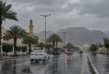 الأرصاد: أمطار غزيرة على 4 مناطق ورياح مثيرة للأتربة
