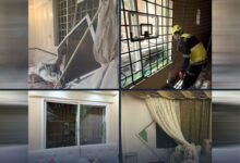 السعودية تكشف آثار شظايا صاروخين اعترضا في الرياض وحريق بأرامكو